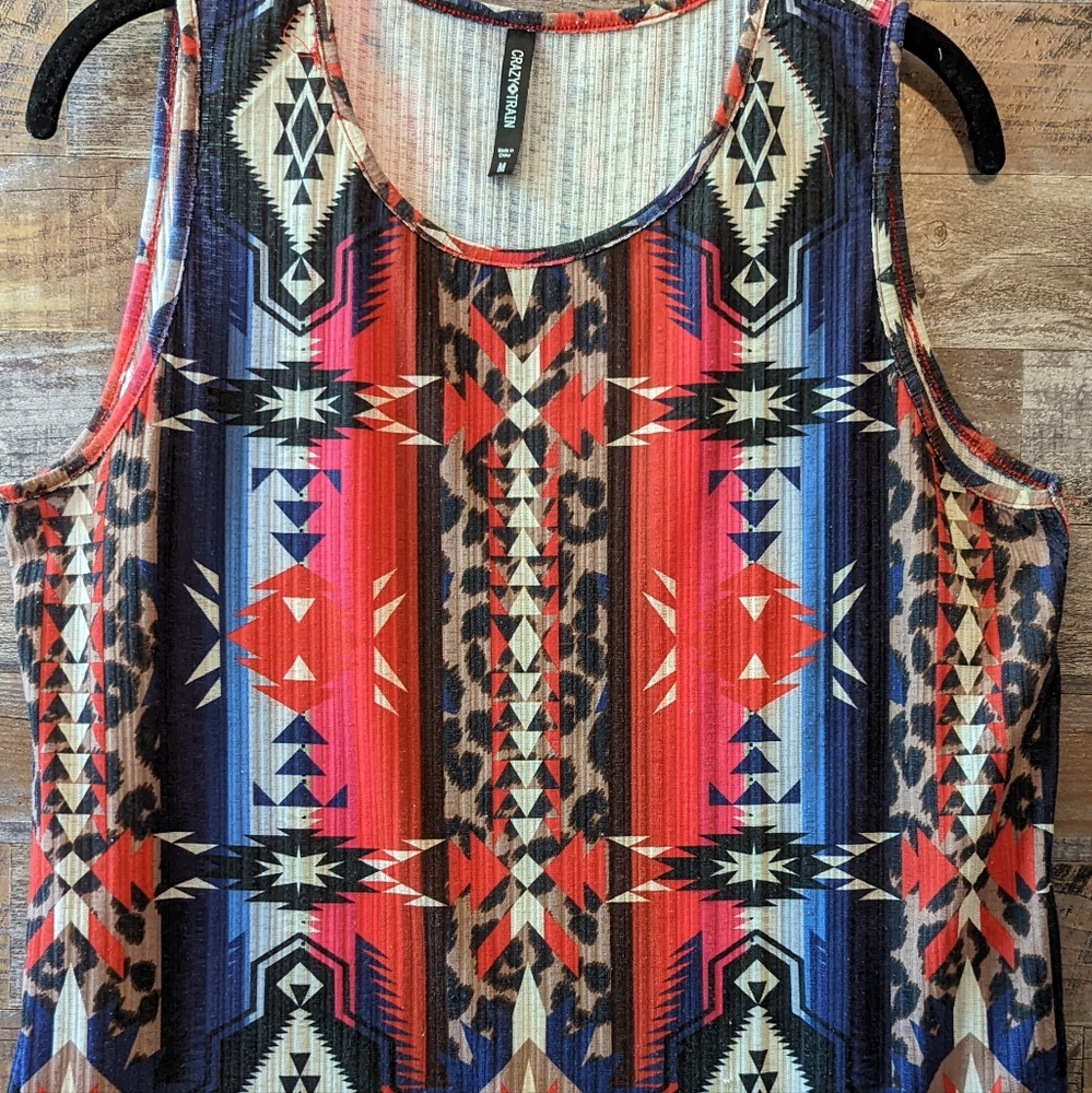 Crazy Train Aztec Tank - Picture 4 of 13